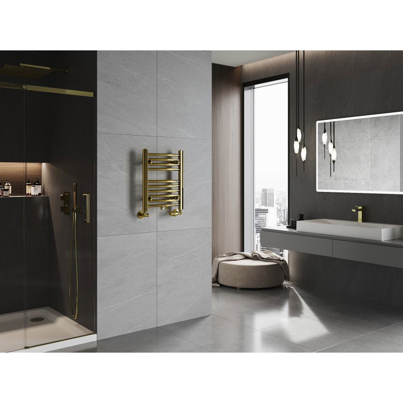 Mexen Ares radiador de baño 500 x 400 mm, 142 W, dorado - W102-0500-400-00-50