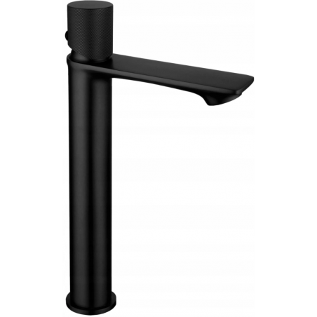 Mexen Royo One high washbasin tap, black - 72211-70