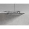 Mexen Ares grzejnik łazienkowy 700 x 400 mm, 189 W, chrom - W102-0700-400-00-01