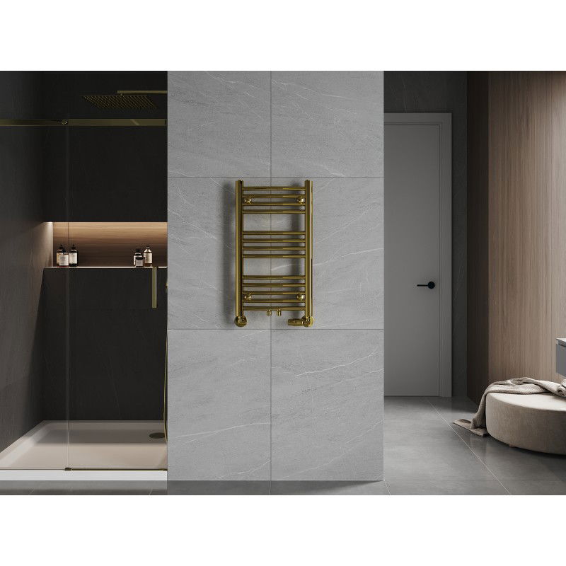 Mexen Ares bathroom radiator 700 x 400 mm, 189 W, gold - W102-0700-400-00-50