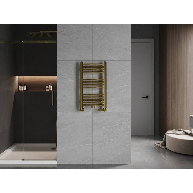 Mexen Ares radiador de baño 700 x 400 mm, 189 W, dorado - W102-0700-400-00-50