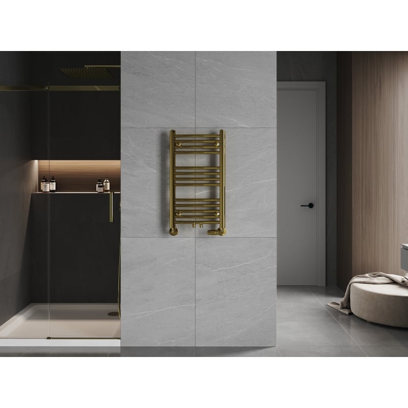 Mexen Ares vannitoa radiaator 700 x 400 mm, 189 W, kuldne - W102-0700-400-00-50