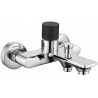 Mexen Royo One grifo de bañera, cromo/negro - 72231-07