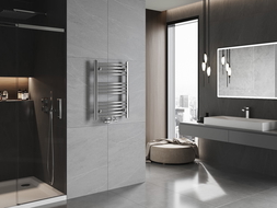 Mexen Ares badrumsvärmare 700 x 500 mm, 226 W, krom - W102-0700-500-00-01