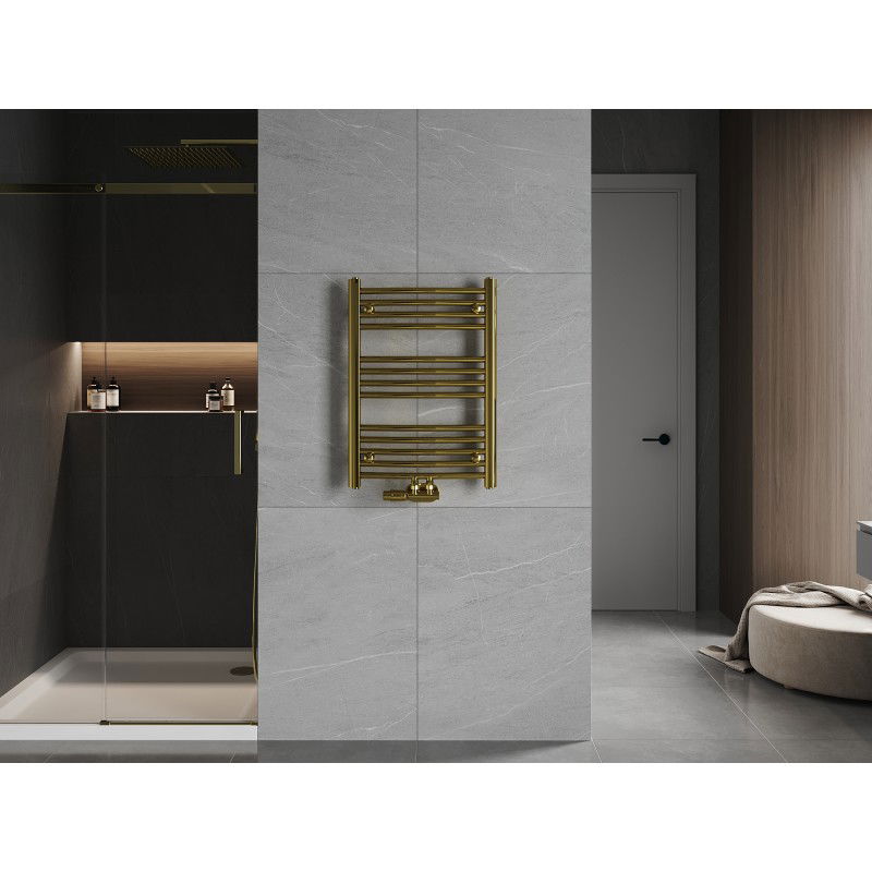 Mexen Ares badkamer radiator 700 x 500 mm, 226 W, goud - W102-0700-500-00-50