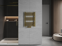 Mexen Ares radiador de baño 700 x 500 mm, 226 W, dorado - W102-0700-500-00-50