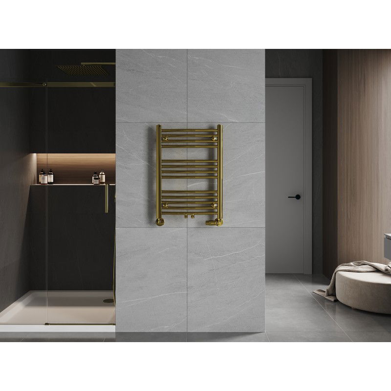 Mexen Ares radiador de baño 700 x 500 mm, 226 W, dorado - W102-0700-500-00-50