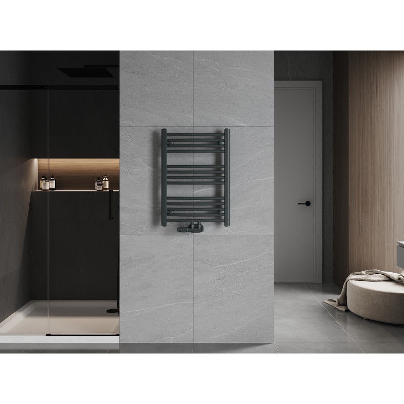 Mexen Ares θερμαντικό σώμα μπάνιου 700 x 500 mm, 286 W, ανθρακί - W102-0700-500-00-66