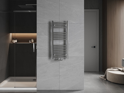 Mexen Ares bathroom radiator 900 x 400 mm, 246 W, chrome - W102-0900-400-00-01