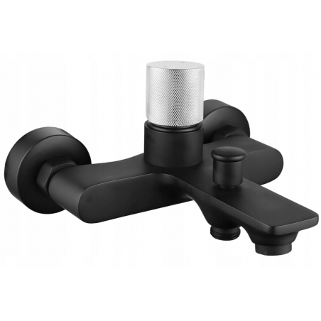 Batterie de baignoire Mexen Royo One, noir/chrome - 72230-77