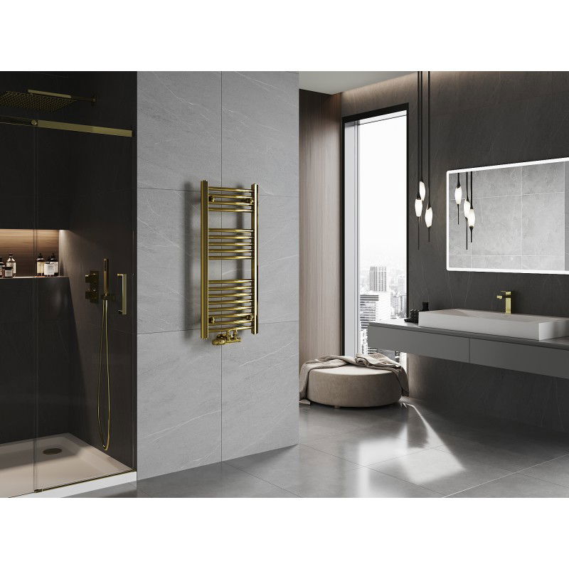 Mexen Ares Buedzëmmer Heizkierper 900 x 400 mm, 246 W, gëllen - W102-0900-400-00-50