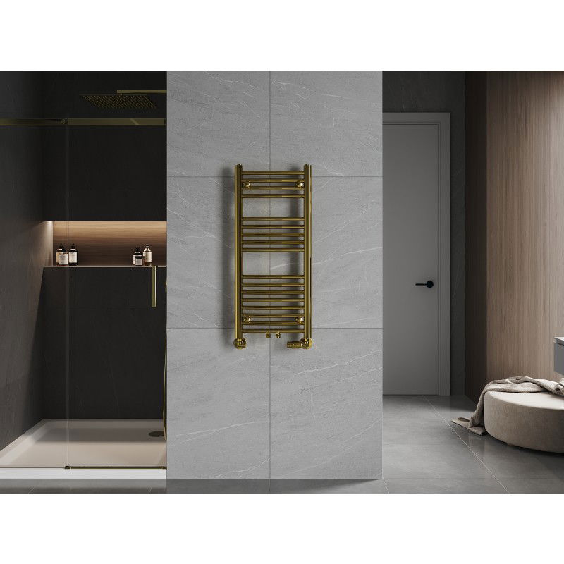 Mexen Ares bathroom radiator 900 x 400 mm, 246 W, gold - W102-0900-400-00-50