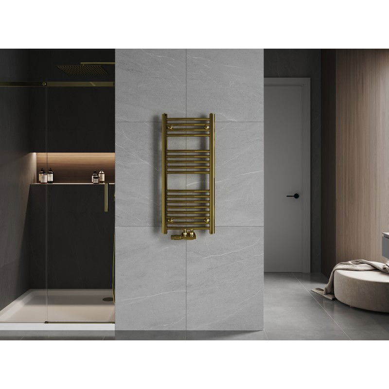 Mexen Ares bathroom radiator 900 x 400 mm, 246 W, gold - W102-0900-400-00-50