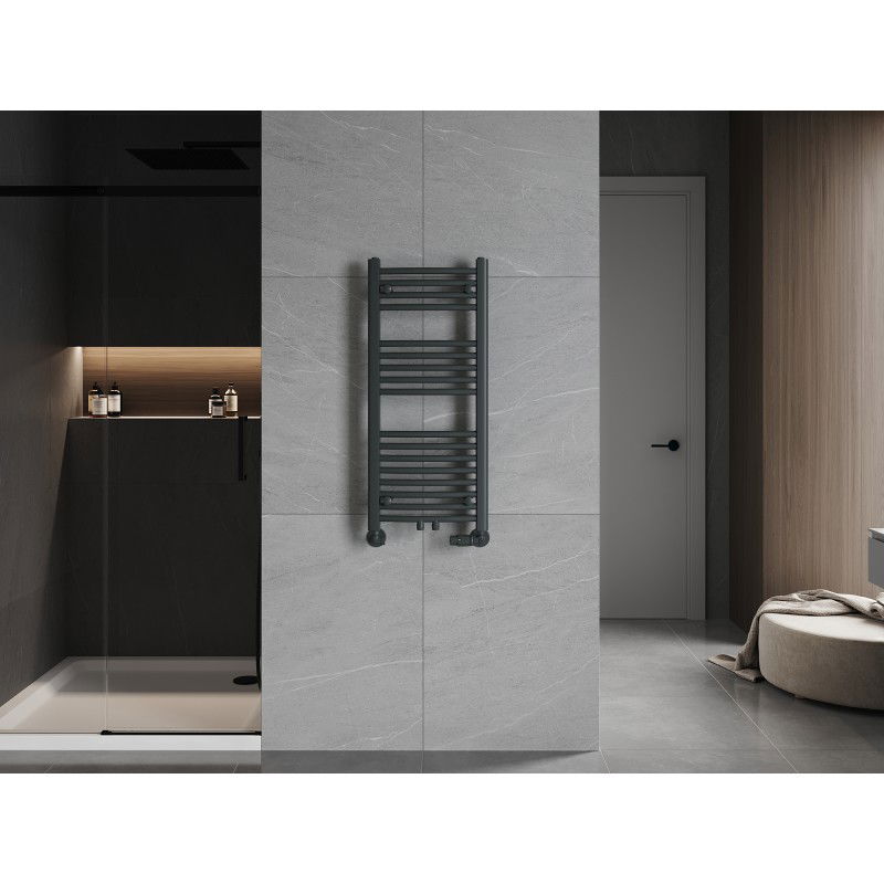 Mexen Ares badkamer radiator 900 x 400 mm, 312 W, antraciet - W102-0900-400-00-66