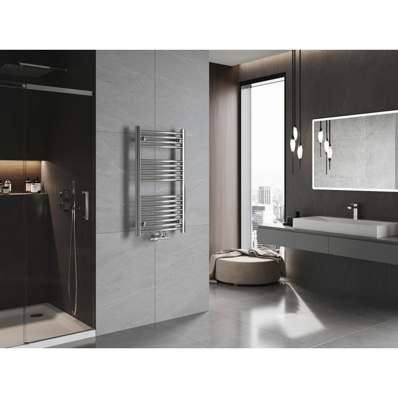 Mexen Ares Καλοριφέρ μπάνιου 900 x 500 mm, 294 W, χρώμιο - W102-0900-500-00-01