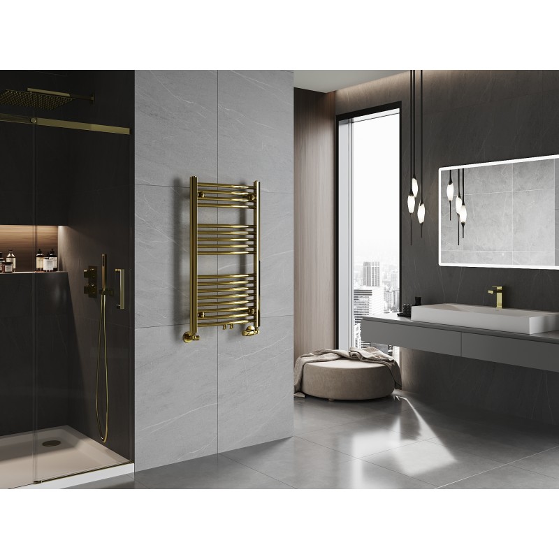 Mexen Ares Badezimmerheizkörper 900 x 500 mm, 294 W, golden - W102-0900-500-00-50