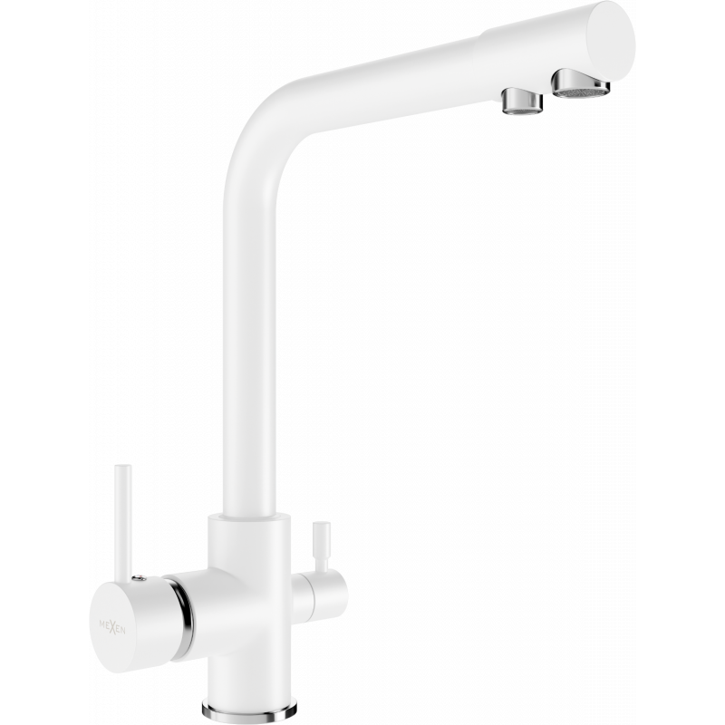Mexen Duero virtuves jaucējkrāns, balts - 671600-20