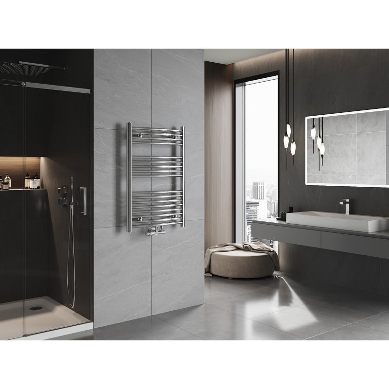 Mexen Ares radiatore da bagno 900 x 600 mm, 342 W, cromo - W102-0900-600-00-01