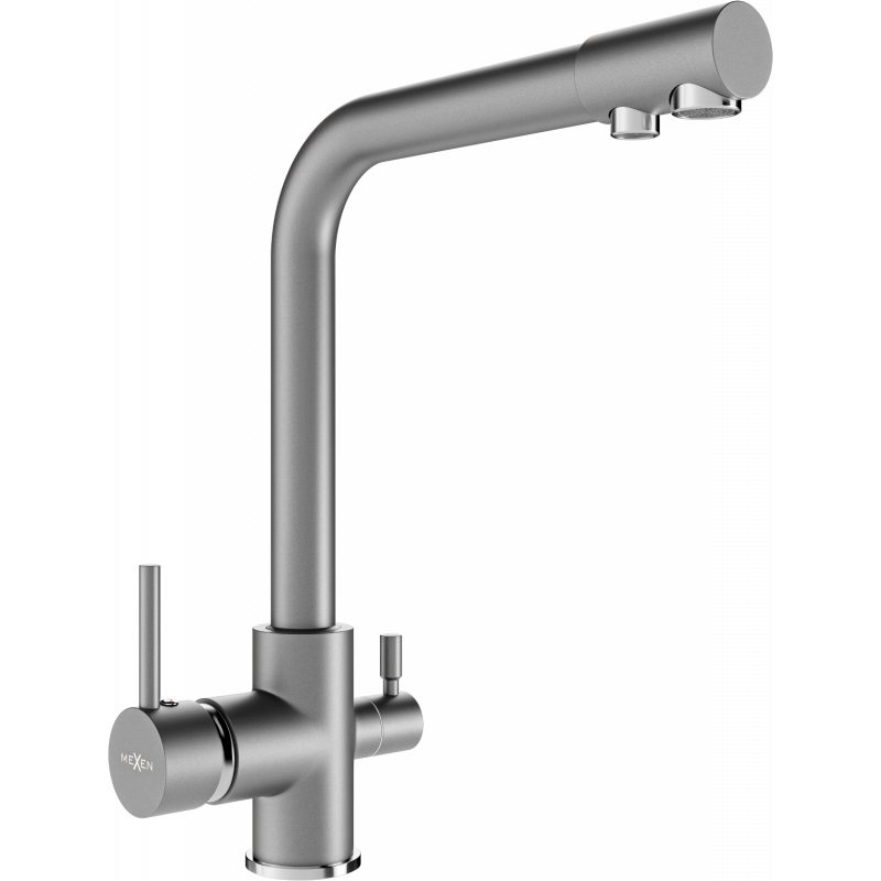 Mexen Duero grifo de cocina, gris - 671600-61