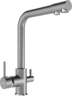 Mexen Duero kitchen faucet, gray - 671600-61