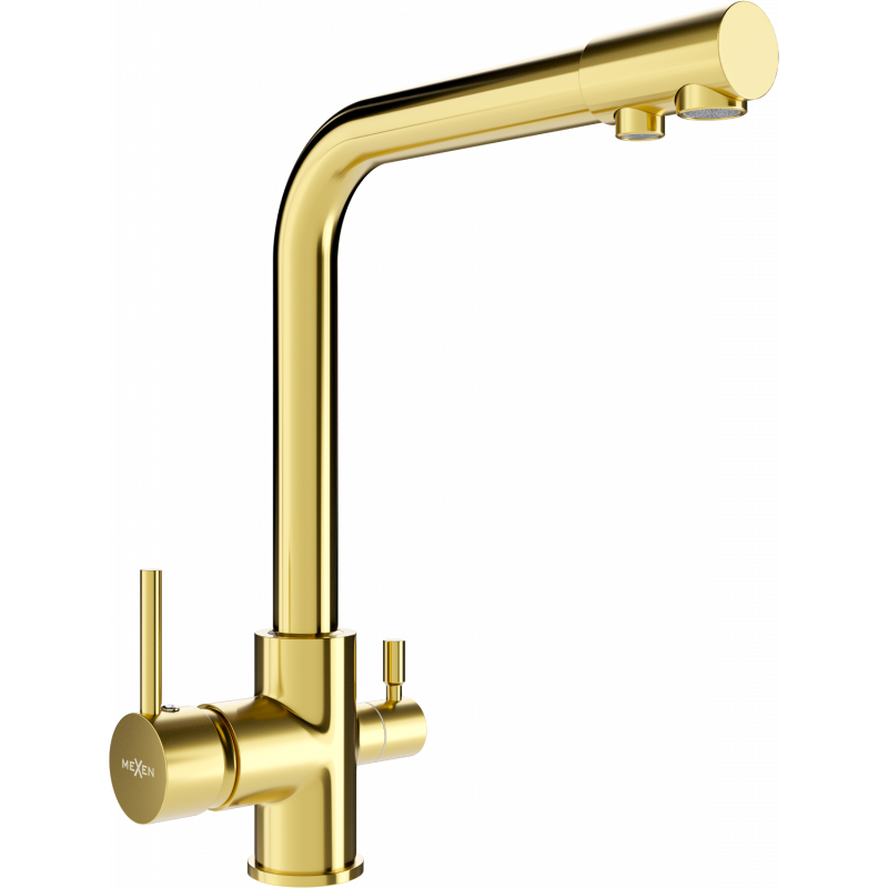 Mexen Duero grifo de cocina, dorado - 671600-50