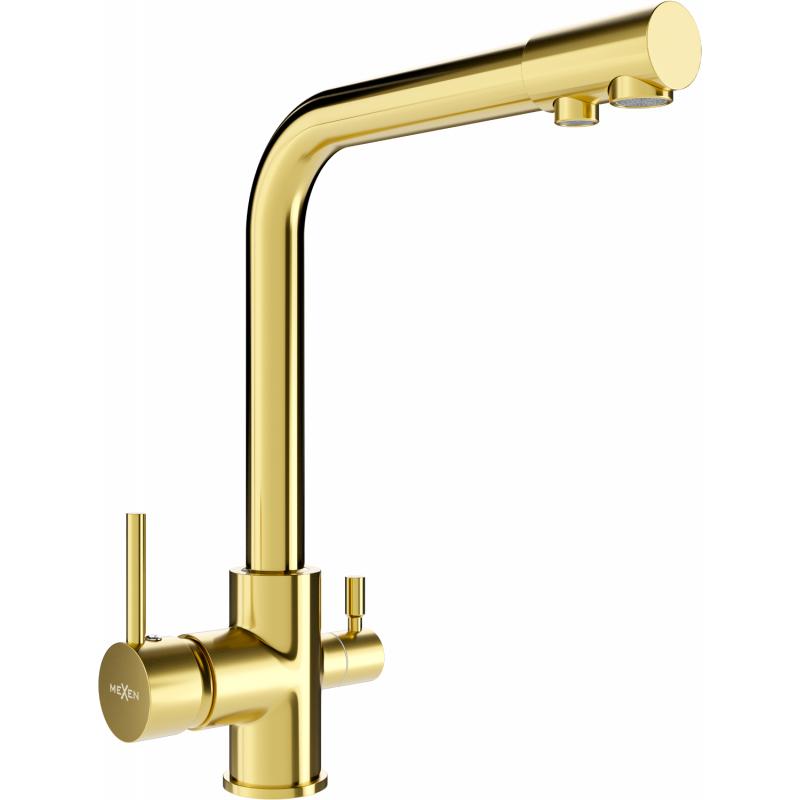 Mexen Duero rubinetto da cucina, oro - 671600-50