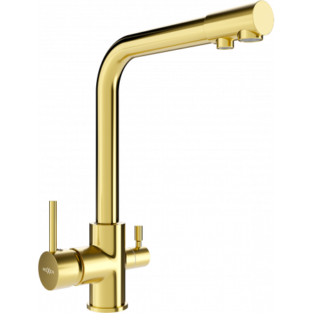 Mexen Duero Küchenarmatur, gold - 671600-50