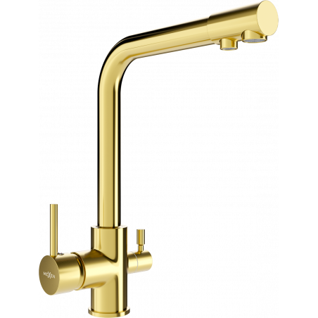 Mexen Duero rubinetto da cucina, oro - 671600-50