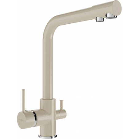 Mexen Duero kitchen faucet, beige - 671600-69