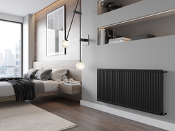 Mexen C21 radiador de panel 500 x 1400 mm, conexión lateral, 1551 W, negro - W421-050-140-70