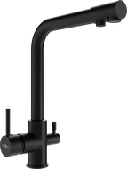 Mexen Duero grifo de cocina, negro - 671600-70
