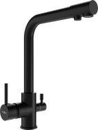 Mexen Duero kitchen faucet, black - 671600-70