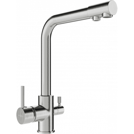 Mexen Duero Küchenarmatur, Inox - 671600-99