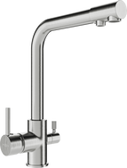 Mexen Duero kitchen faucet, stainless steel - 671600-99