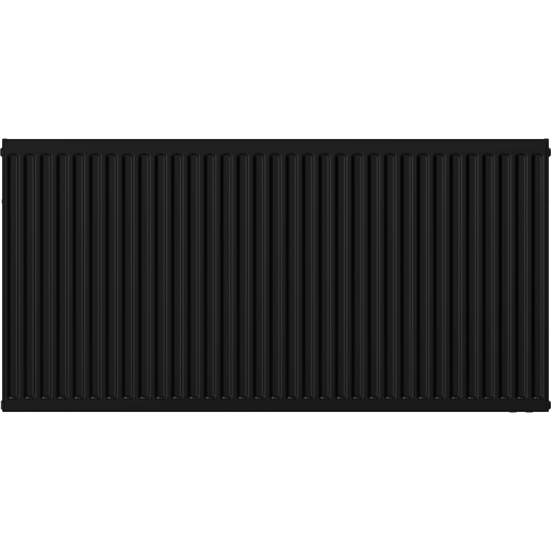 Mexen C21 radiador de panel 500 x 2400 mm, conexión lateral, 2658 W, negro - W421-050-240-70