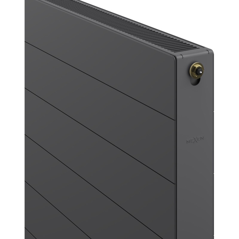 Mexen CVL21 Plattenheizkörper Line 900 x 600 mm, unterer Anschluss, 954 W, Anthrazit - W621L-090-060-66