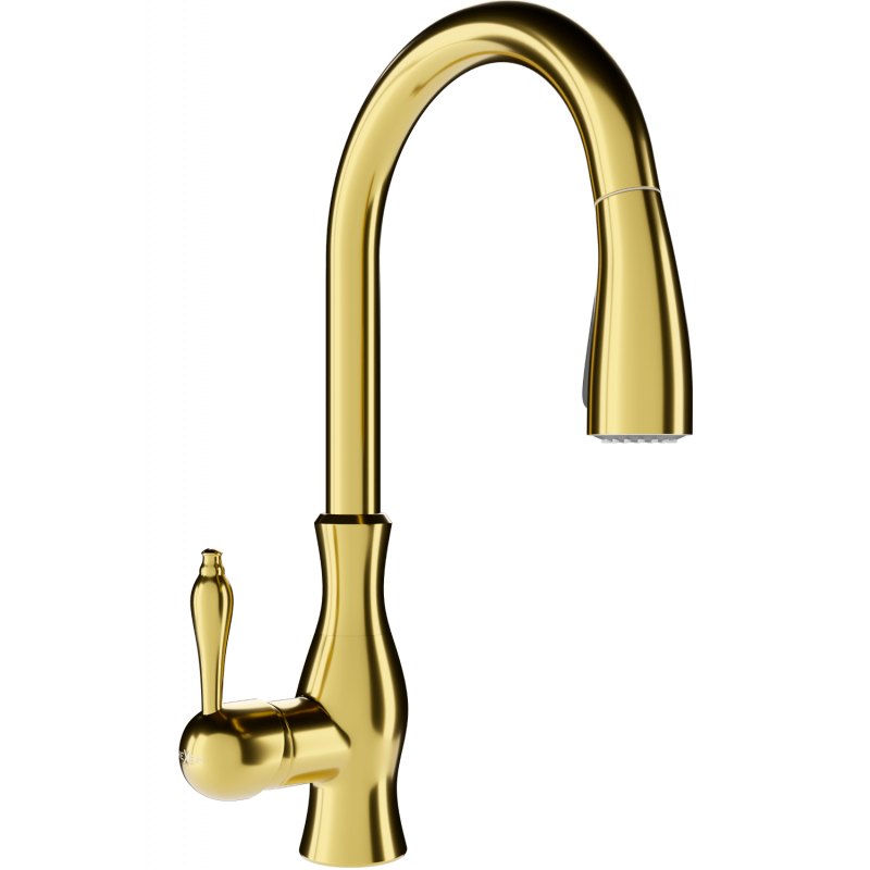 Mexen Savita Küchenarmatur, Gold - 672601-50