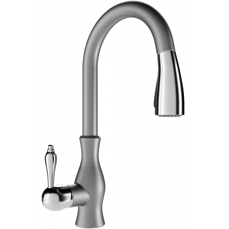 Mexen Savita kitchen tap, grey - 672601-61