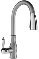 Mexen Savita grifo de cocina, gris - 672601-61