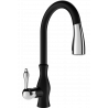 Mexen Savita Küchenarmatur, schwarz - 672601-70