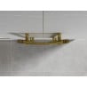 Mexen Ares grzejnik łazienkowy 1200 x 400 mm, 349 W, złoty - W102-1200-400-00-50