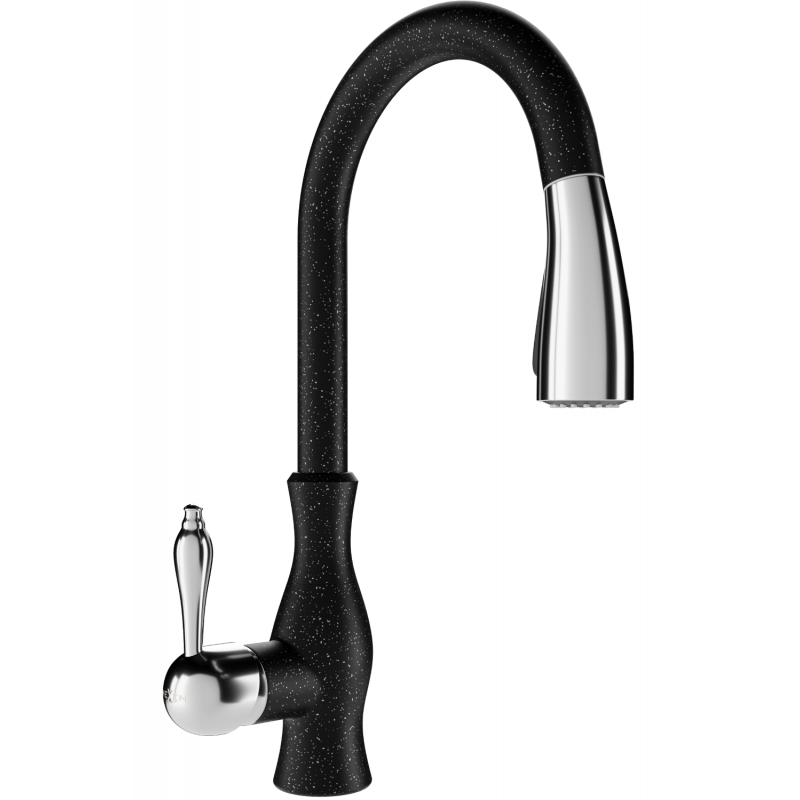 Mexen Savita keittiöhana, musta roiskekuvio - 672601-76