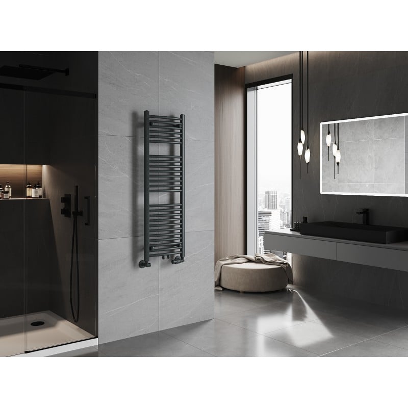 Mexen Ares badrumsvärmare 1200 x 400 mm, 442 W, antracit - W102-1200-400-00-66