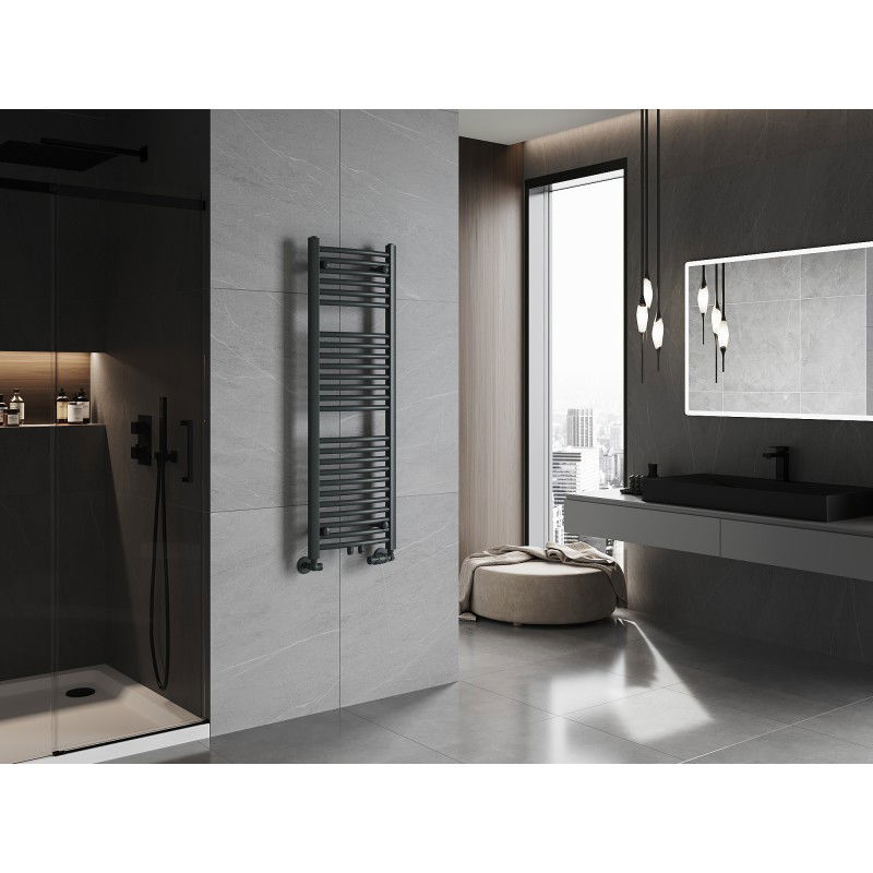 Mexen Ares καλοριφέρ μπάνιου 1200 x 400 mm, 442 W, ανθρακί - W102-1200-400-00-66
