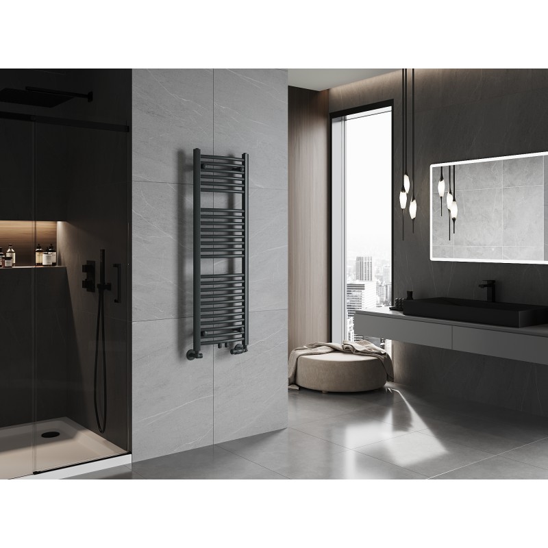 Mexen Ares radiateur de salle de bain 1200 x 400 mm, 442 W, anthracite - W102-1200-400-00-66