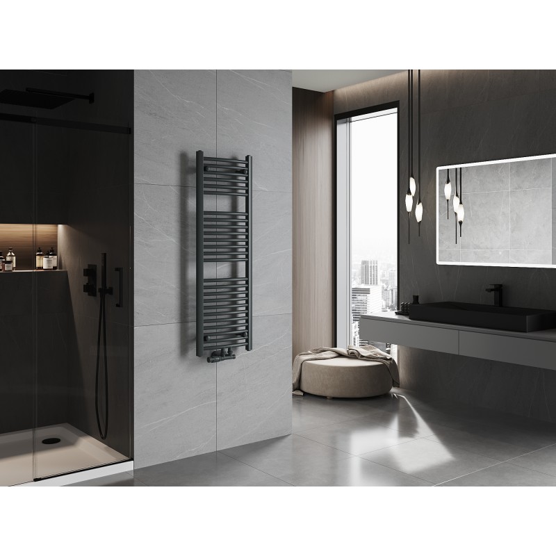 Mexen Ares radiateur de salle de bain 1200 x 400 mm, 442 W, anthracite - W102-1200-400-00-66