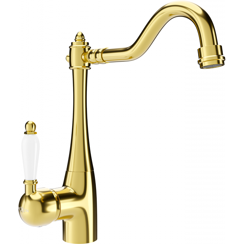 Mexen Carla virtuves jaucējkrāns, zelta - 670700-50