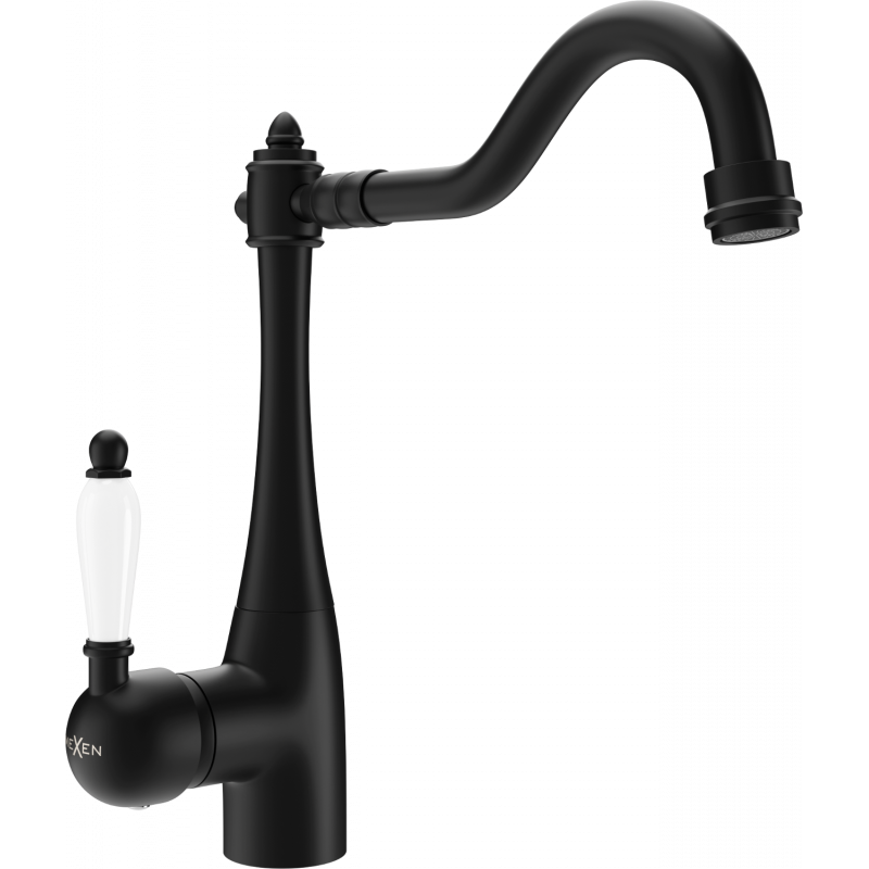 Mexen Carla grifo de cocina, negro - 670700-70