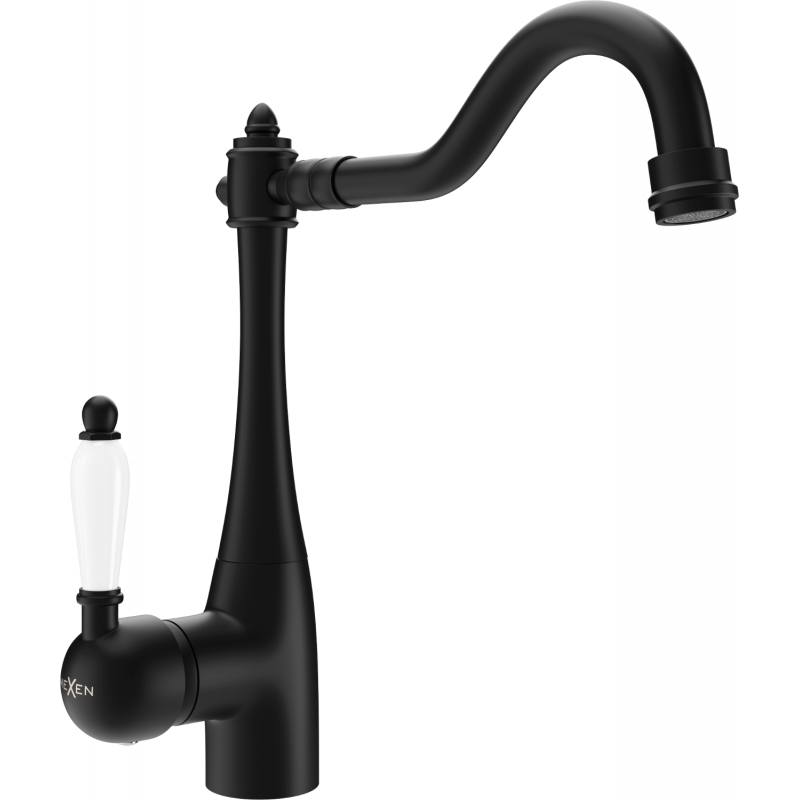 Mexen Carla torneira de cozinha, preta - 670700-70