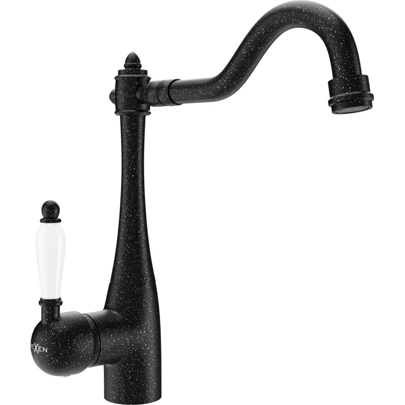Mexen Carla kitchen faucet, black speckled - 670700-76